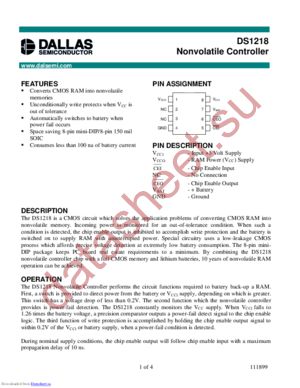 DS1218ST-R datasheet  