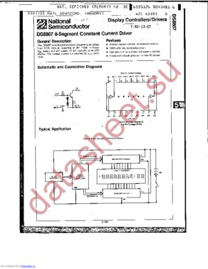 DS8867N datasheet  