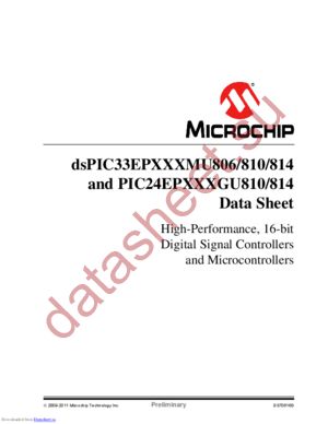 DSPIC33EP512MU810-I/PT datasheet  