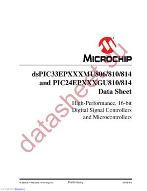 DSPIC33EP512MU810-E/PF datasheet  