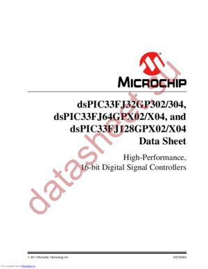 DSPIC33FJ64GP202T-I/MM datasheet  