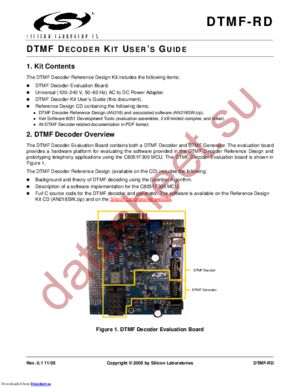 C8051F302-GSR datasheet  