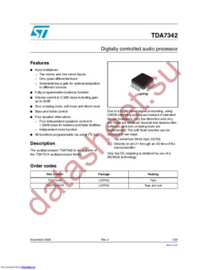 TDA7342_06 datasheet  