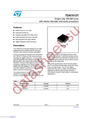 E-TDA7513T datasheet  