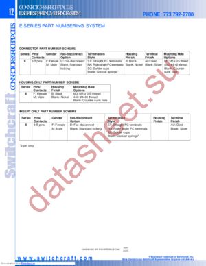 E3F datasheet  
