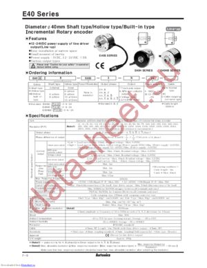 E40S6-1024-6-L-5 datasheet  