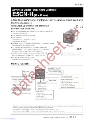 E5CN-HQ2MD-500 datasheet  