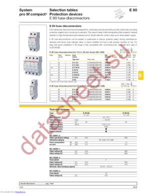 E92/32 PV datasheet  