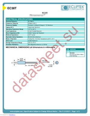 EC38T datasheet  