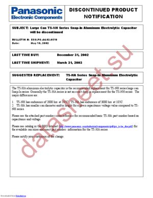 ECE-S2EG101E datasheet  