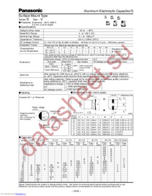 ECEV1HAR33SR datasheet  