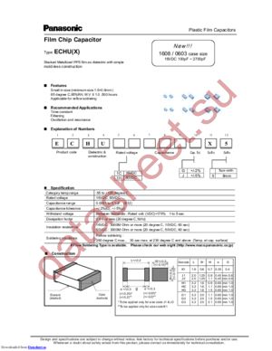 ECHU1H562GX5 datasheet  