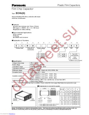 ECHU1C391GX5 datasheet  