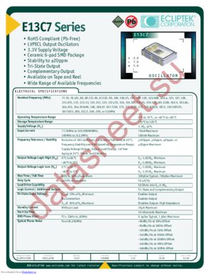 E11W2C2A-155520M datasheet  