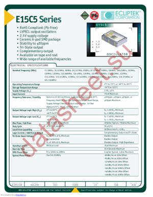 E15C5E2F-155.520MTR datasheet  