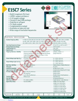 E15C7C2F-155.520M datasheet  