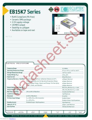 EB15K7J2H-32.768KTR datasheet  