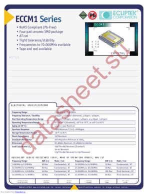 ECCM62-20-35000MTR datasheet  
