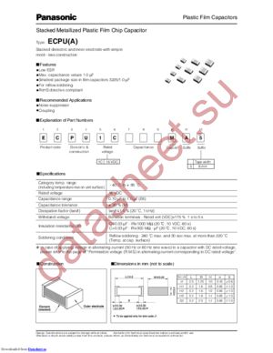 ECP-U1C334MA5 datasheet  