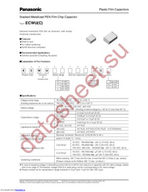 ECW-U2222JC9 datasheet  