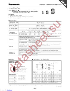 EEE-HD1E330AP datasheet  