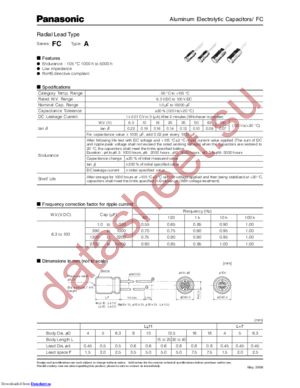 EEU-FC0J562L datasheet  