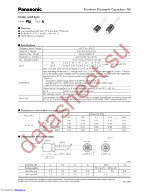 EEUFM1C392H datasheet  