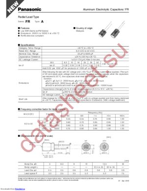 EEU-FR0J272L datasheet  