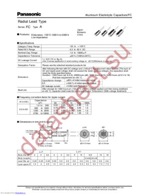 EEUFC1V391S datasheet  