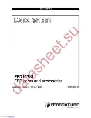 EFD10-3F3-S datasheet  