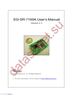 EG-SR-7100A-EVB datasheet  