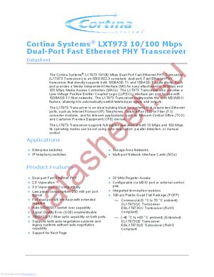 EGLXT973QCA3V-873178 datasheet  