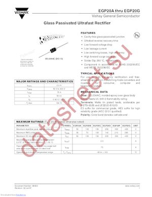 EGP20A/1 datasheet  