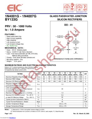 1N4001G_05 datasheet  