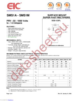 SMS1B datasheet  