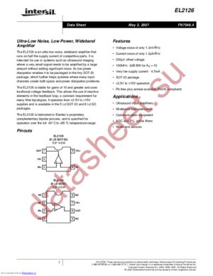 EL2126CSZ datasheet  