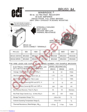 BRUS305 datasheet  