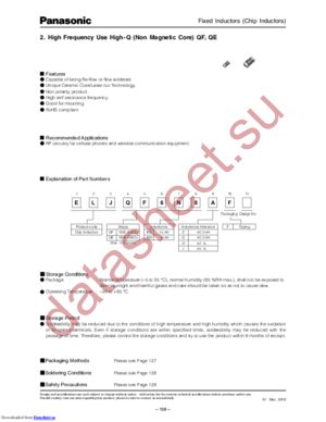 ELJ-QF15NGF datasheet  