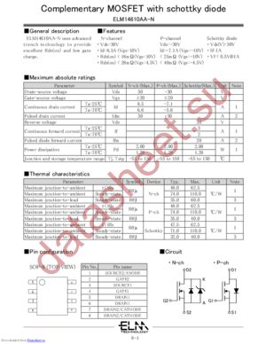 ELM14610AA datasheet  