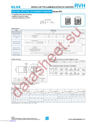 RVH-35V101MH10U-R datasheet  