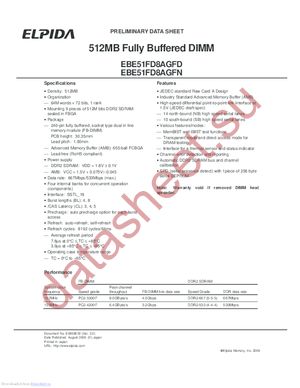 EBE51FD8AGFN datasheet  