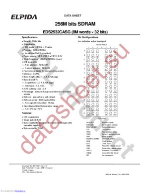 EDS2532CASG-75-E datasheet  