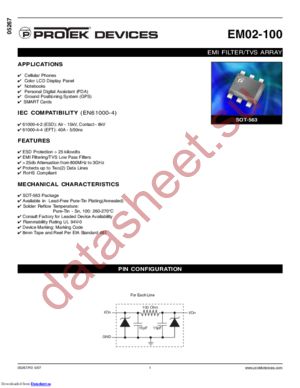 EM02-100-LF datasheet  