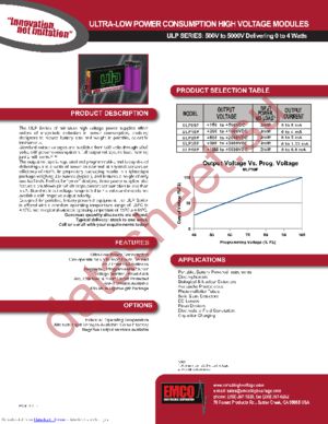 ULP50P datasheet  