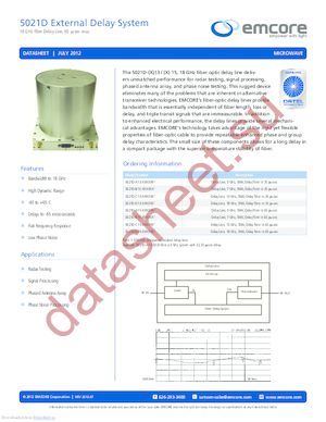 5021D-C13 datasheet  