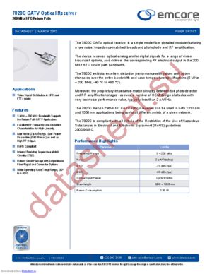 7820C-200-SU-054 datasheet  