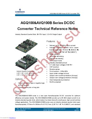 AGQ100-48S1V5B-4 datasheet  