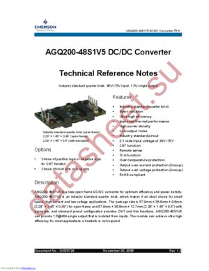 AGQ200-48S1V5B-4L datasheet  