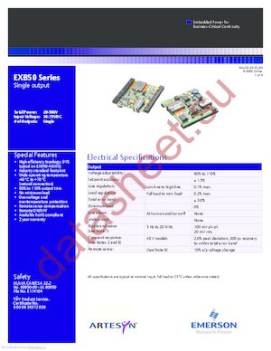 EXB50-48S05-RJ datasheet  