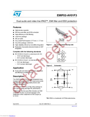EMIF02-AV01F3_10 datasheet  